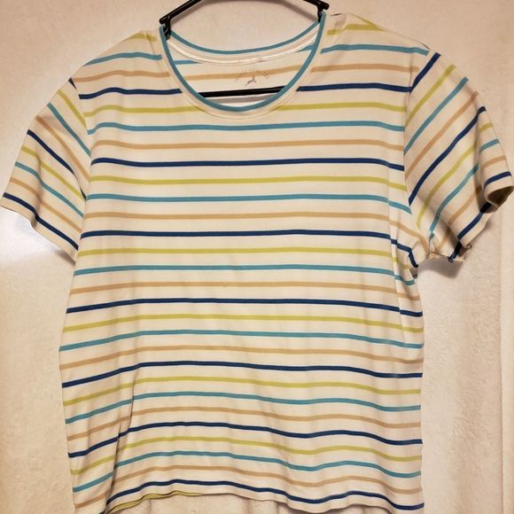 White Stag Tops - Striped Tee